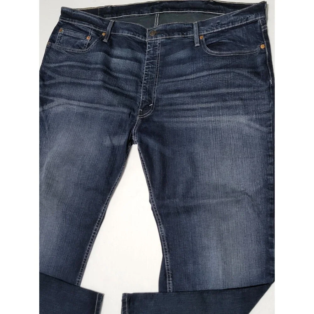 Levi's 559 Blue Jeans Relaxed Straight Fit Stretch Jean 44x30 Dark Blue